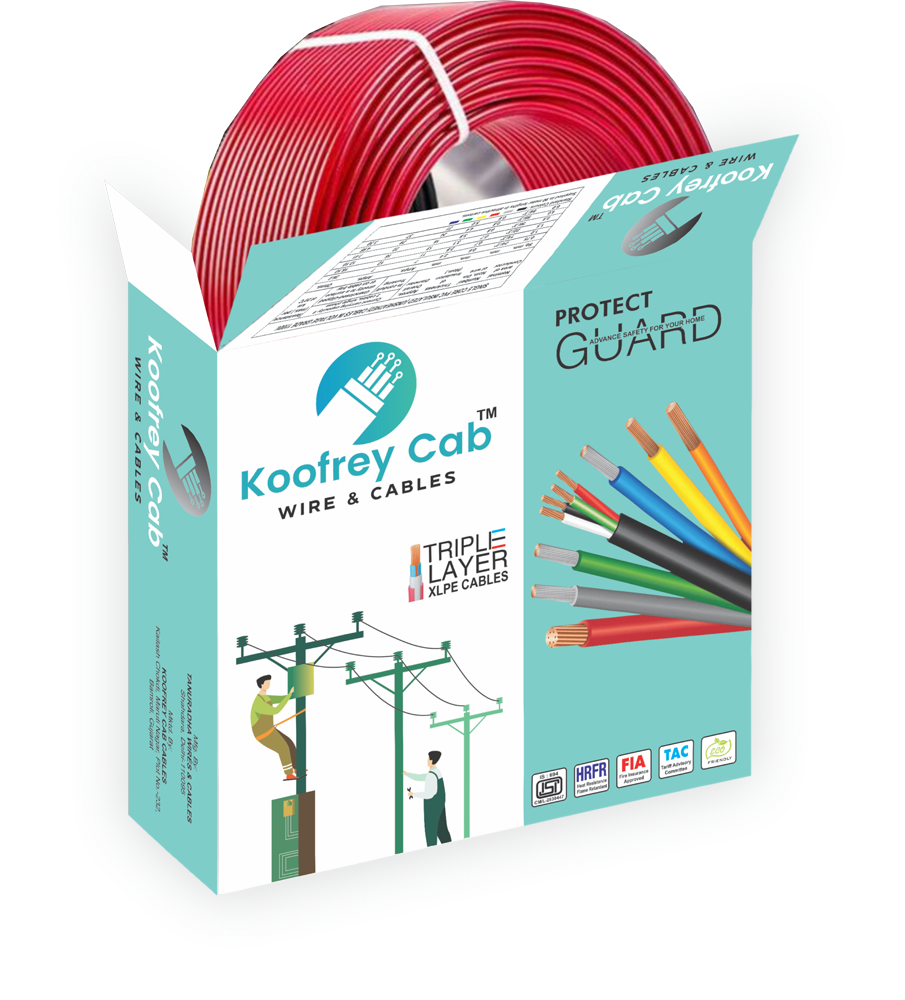 Multi-stand home wire HRFR Triple-layer XLP PVC